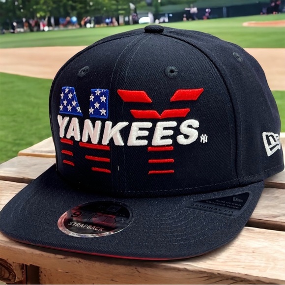 New Era Other - YANKEES 🔥🔥 NEW ERA 9FIFTY Slim Crown Navy World Series Strapback Hat $34…